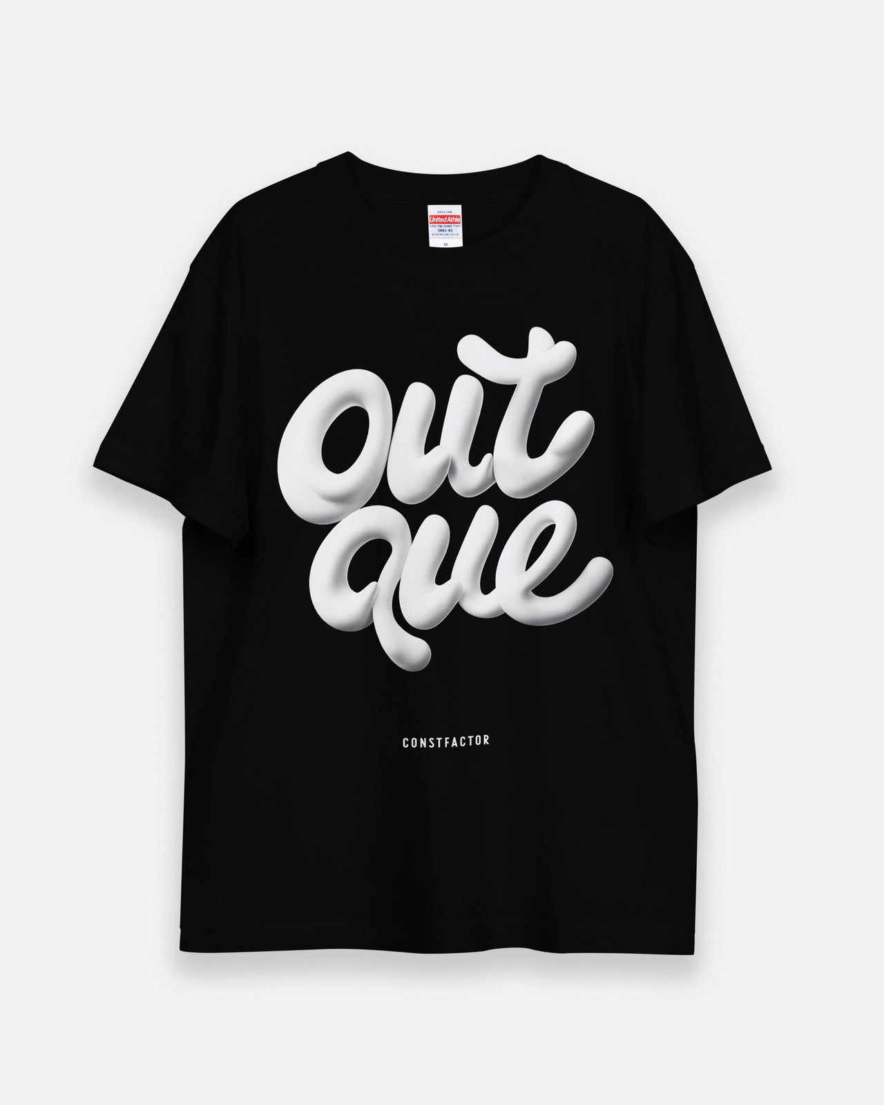 T셔츠【OUT QUE】(2365813)블랙