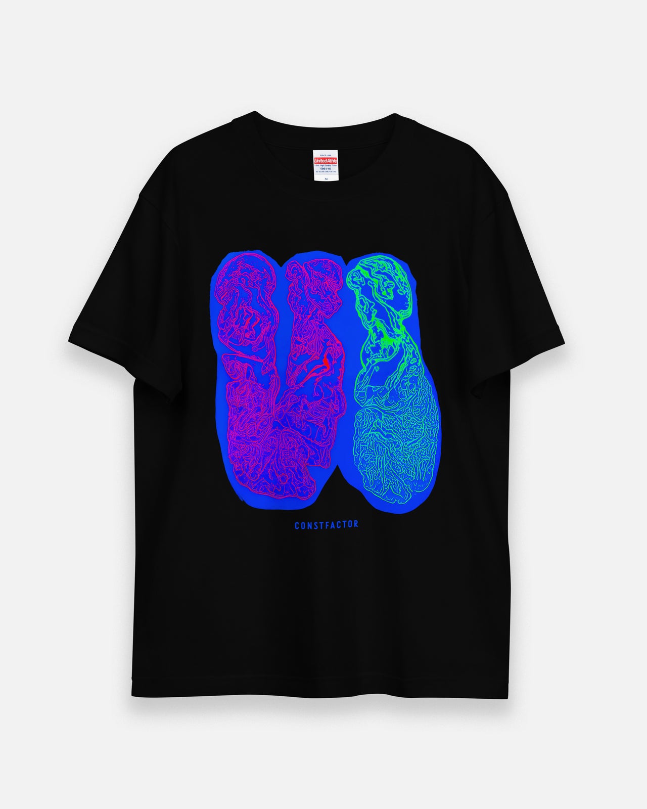 T셔츠【GHOST LEFT A GROUP CHAT】(2820462)블랙