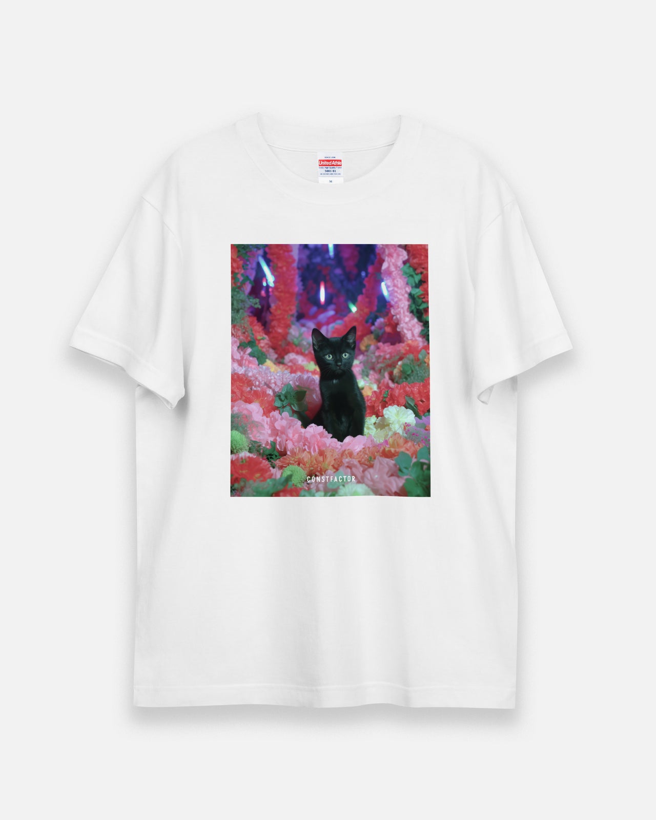 T셔츠【MEOWTAVERSE/FLOWER FILTERED】(3679137) 화이트