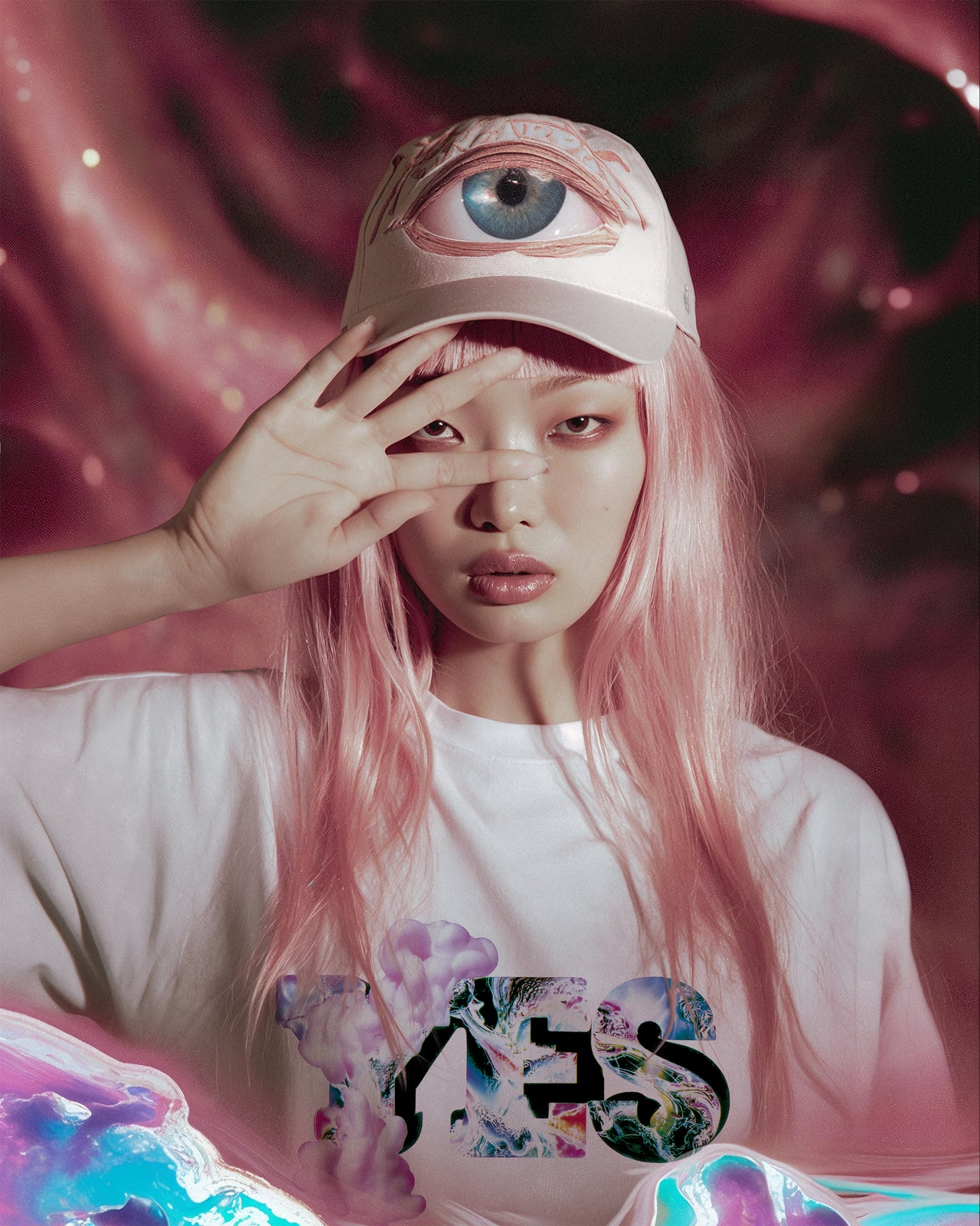 T셔츠【YES】(5704964) 화이트