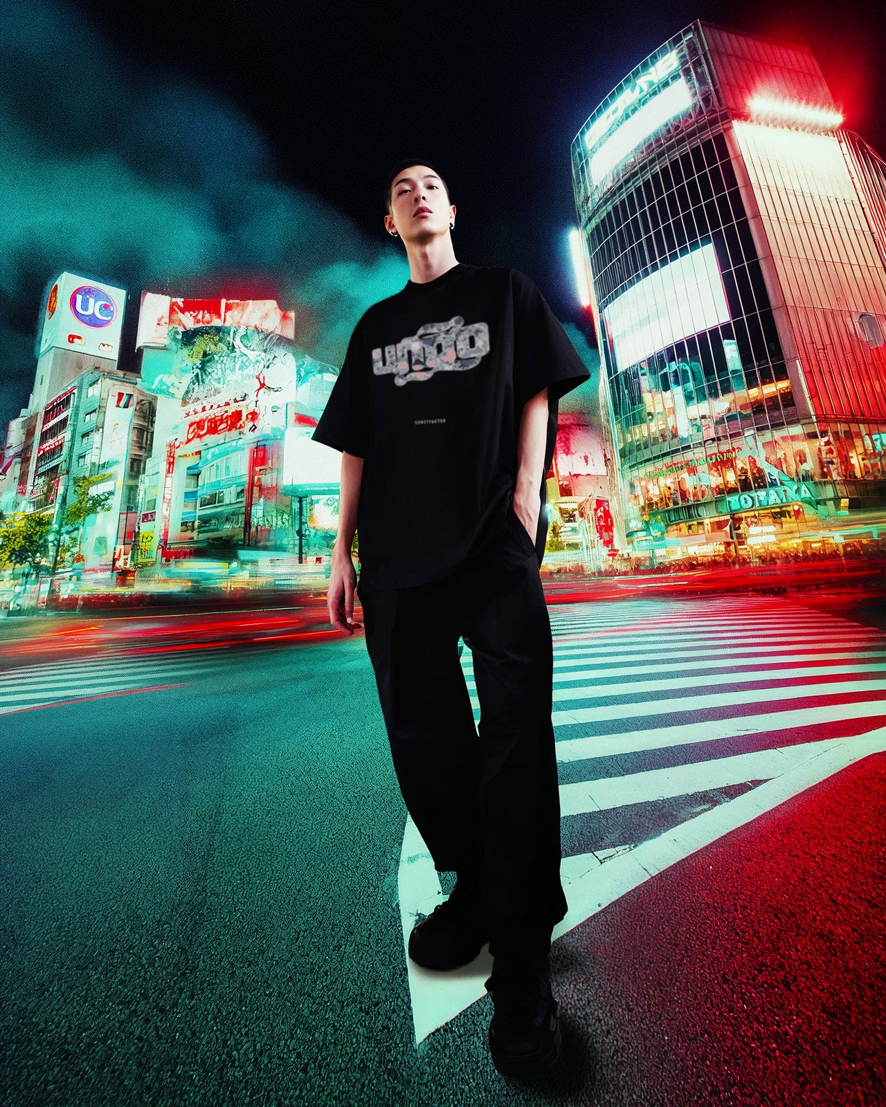 T셔츠【UNDO】(2417301)블랙