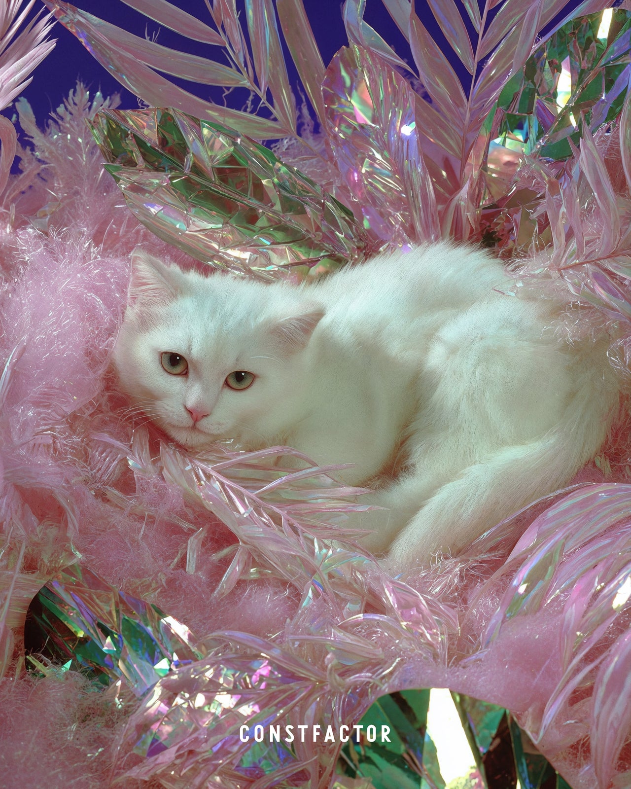 T셔츠【MEOWTAVERSE/LOUNGE GODDESS】(8746641) 화이트