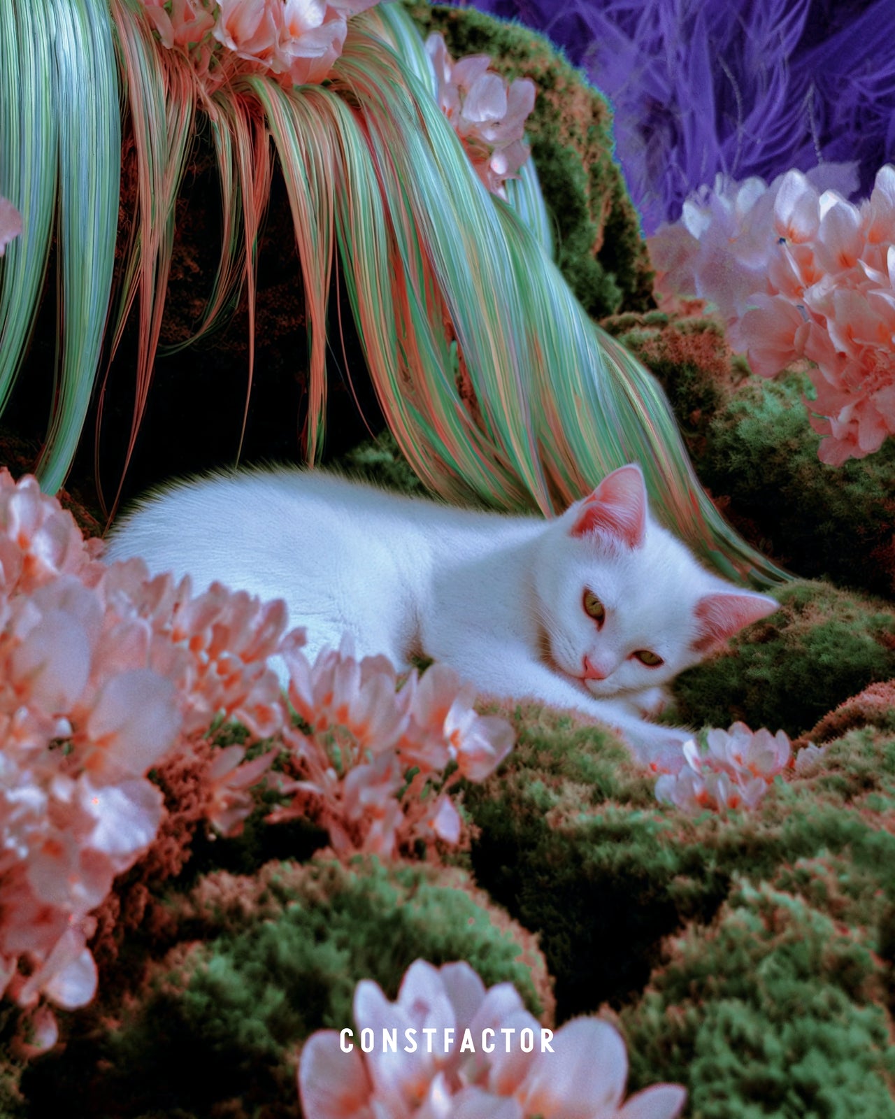 T셔츠【MEOWTAVERSE/FURRY LANA】(9236738)블랙