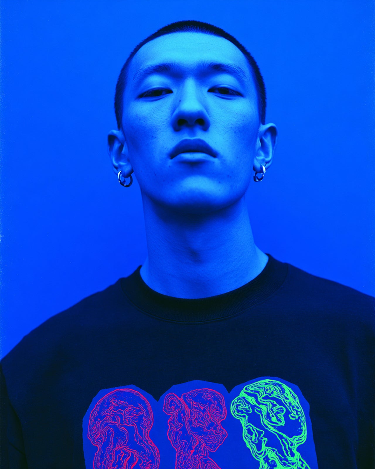 T셔츠【GHOST LEFT A GROUP CHAT】(2820462)블랙