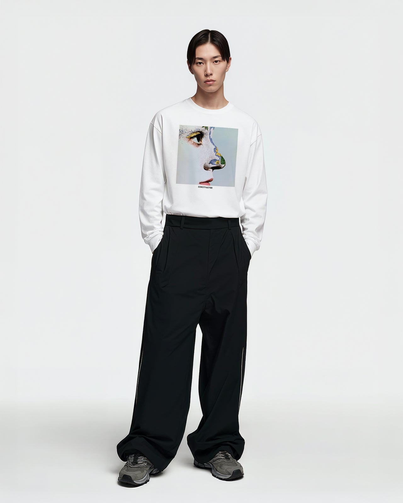 롱 슬리브 T셔츠【SCENT OF OPINION】(8723564) 화이트