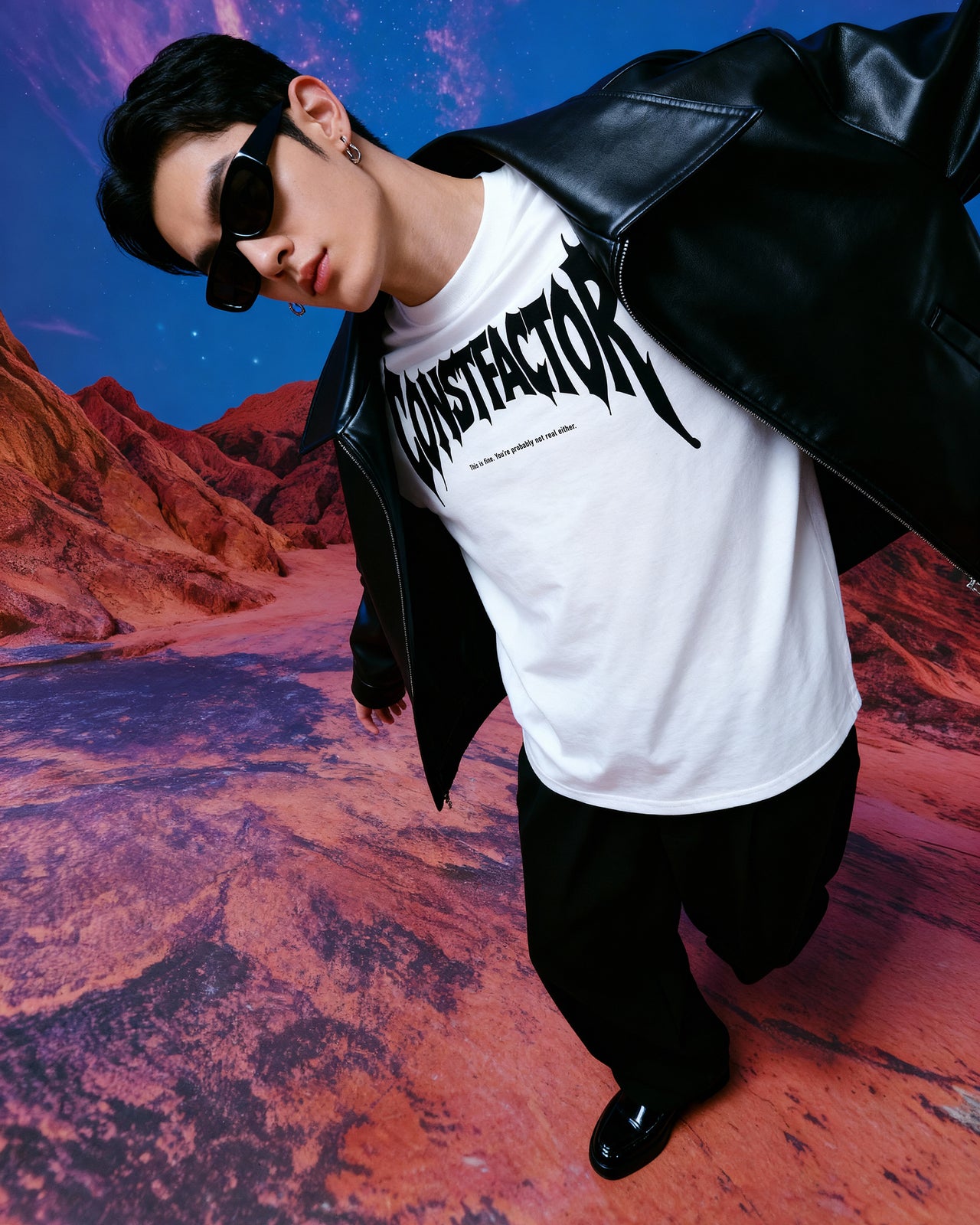 롱 슬리브 T셔츠【로고】(3900161) 화이트