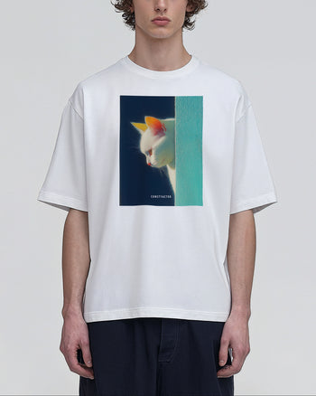 T-shirt [White Kitten] (1435571) White