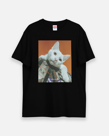 Tシャツ【 MEOWTAVERSE／COUCH PRINCE 】（9847408）ブラック