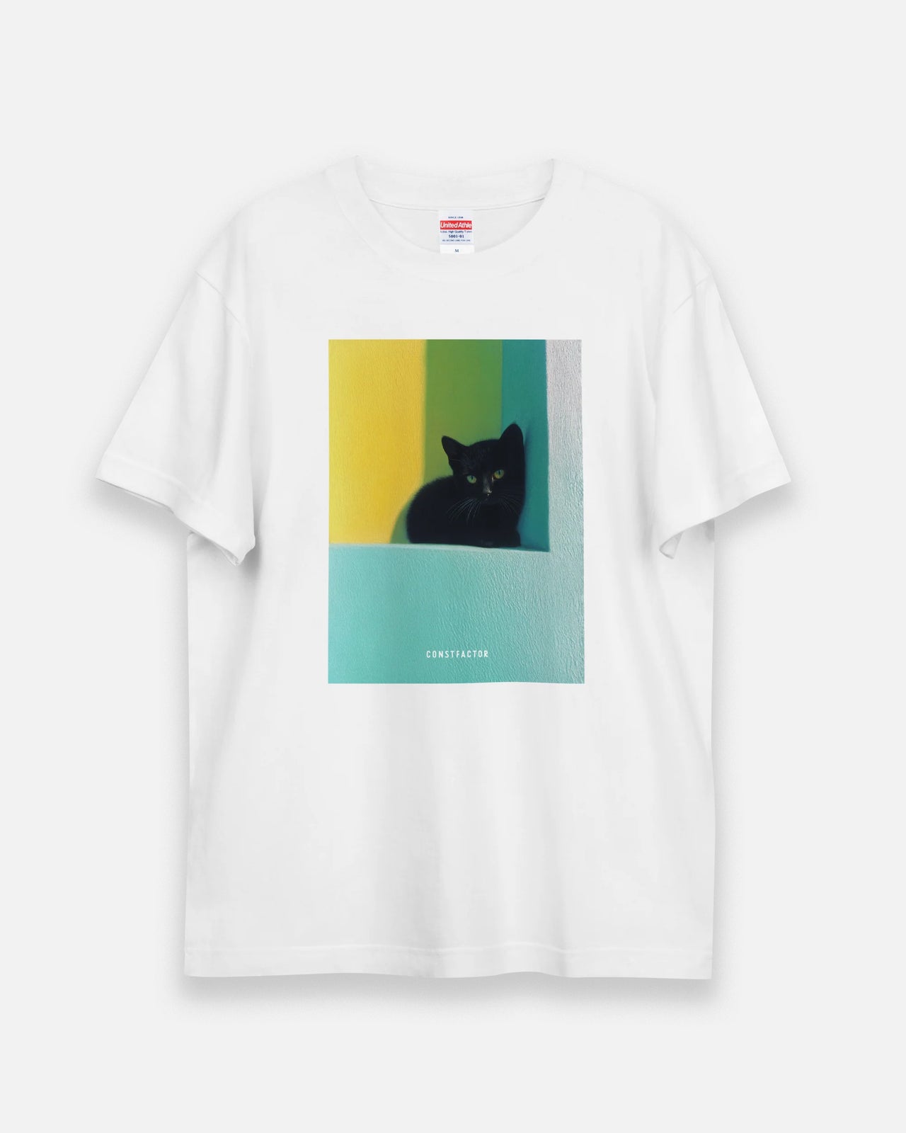 Tシャツ【Black Kitten】（4387626）ホワイト