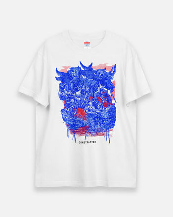 Tシャツ【 BEEF OR BELIEF? 】（8820815）ホワイト