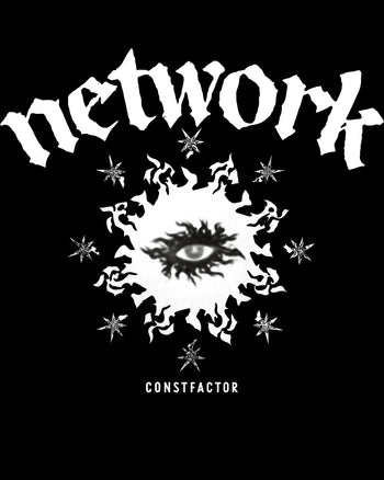 ロングスリーブTシャツ【 network 】（4263104）ブラック