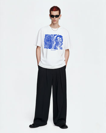 Tシャツ【 FRACTURED BY DESIGN 】（8661574）ホワイト