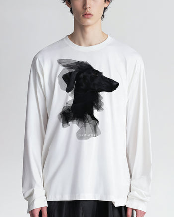 ロングスリーブTシャツ【Lady Dog】（9122552）ホワイト