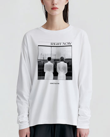 Long Sleeve T-Shirt [Right Now] (8761211) White