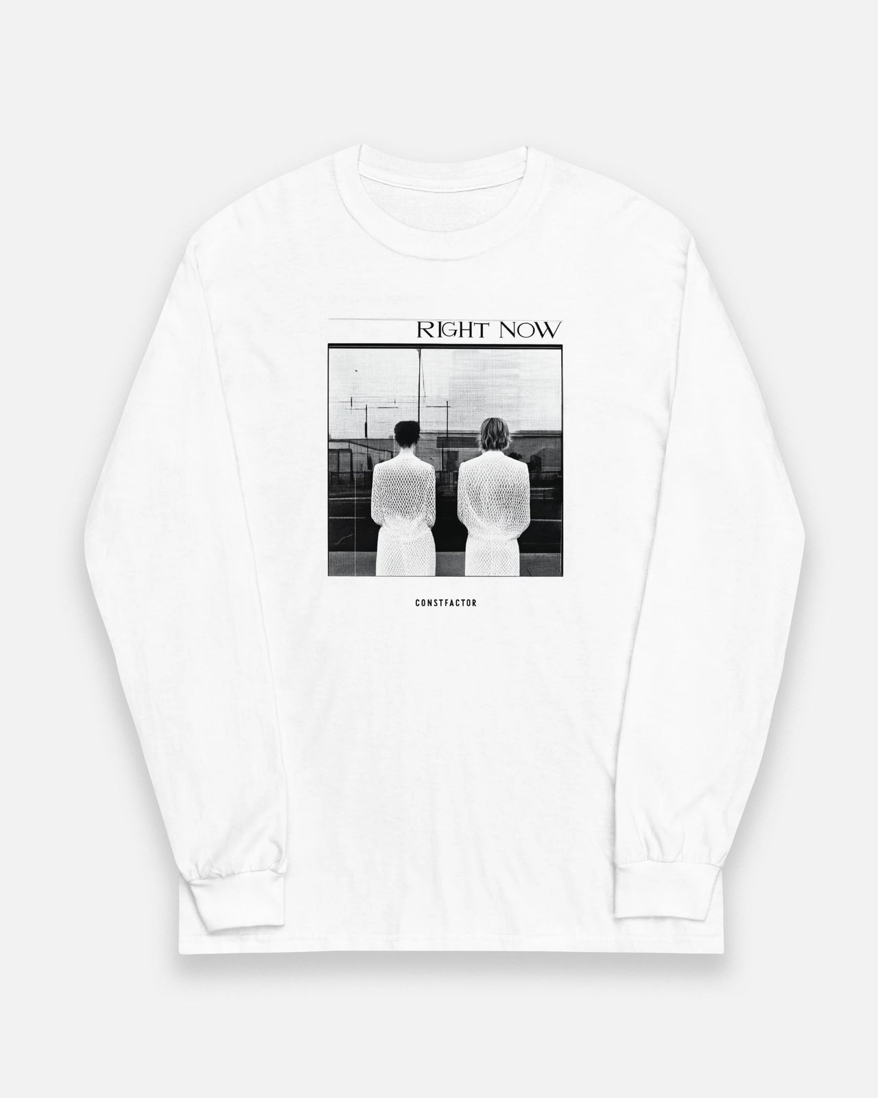 ロングスリーブTシャツ【Right Now】（8761211）ホワイト