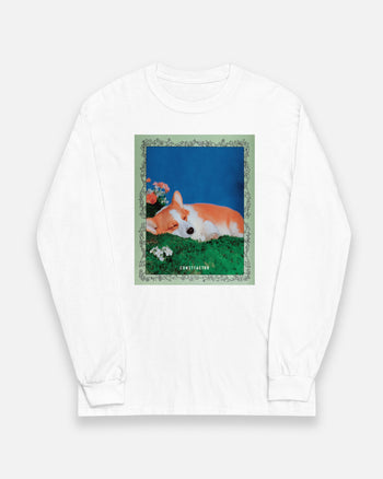 ロングスリーブTシャツ【 IN CASE OF NOTHING 】（3377711）ホワイト