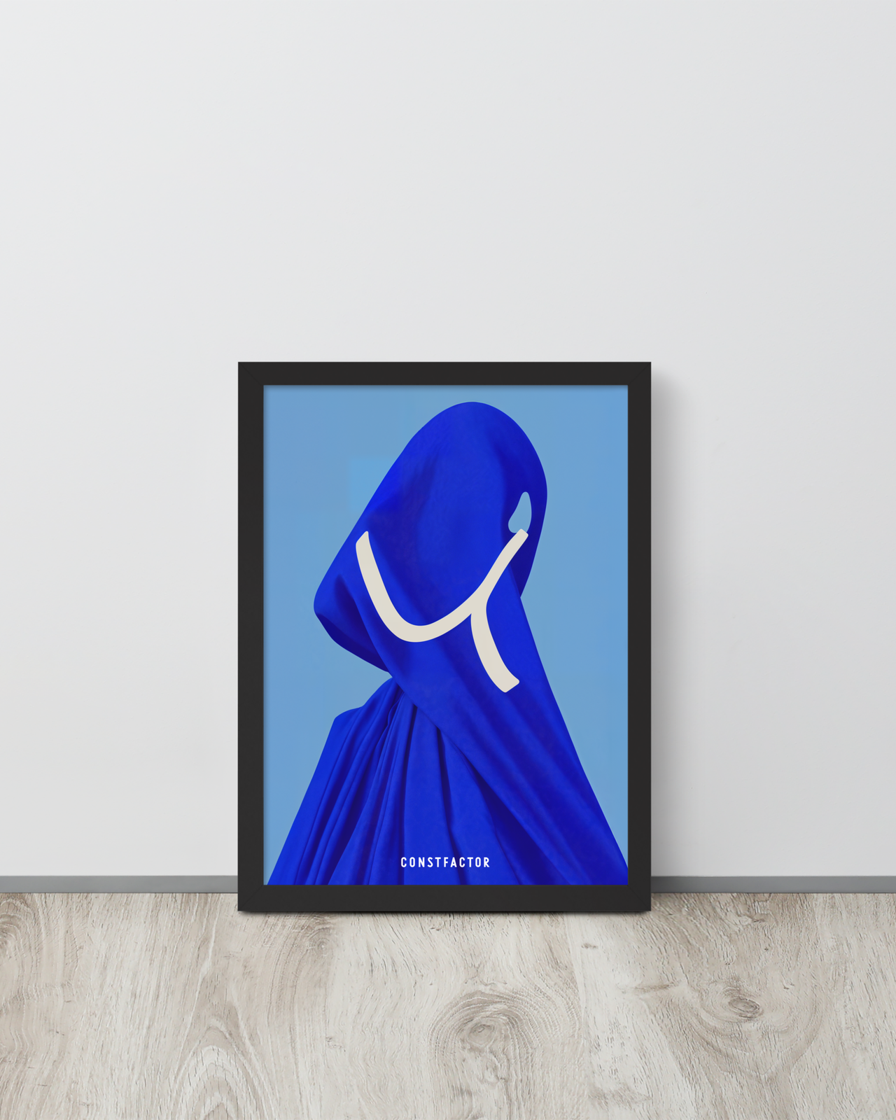 Framed Poster (7464133) Blue