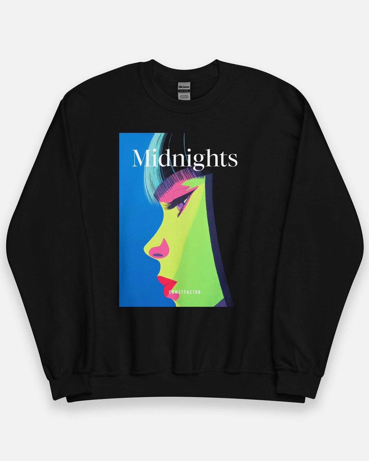 Sweatshirt [TOKYO MANGA GIRL / Midnights] (3912342) Black