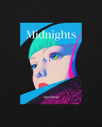 スウェットシャツ【TOKYO MANGA GIRL / Midnights】（3587027）ブラック