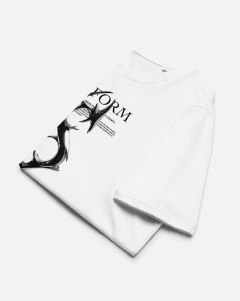 オーガニックコットンTシャツ【S：Life form Alphabet】（5234279）ホワイト